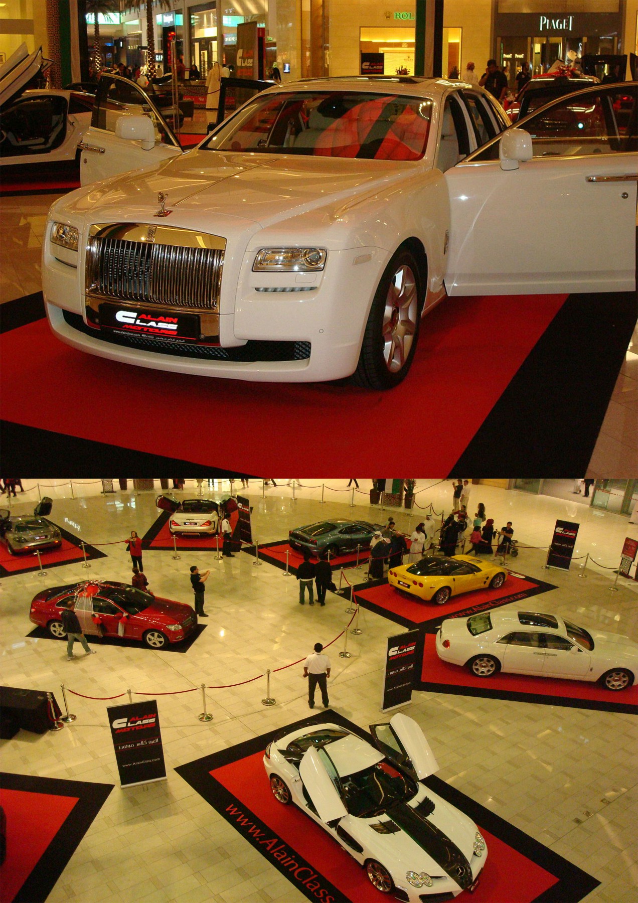 Cars Show at Dubai Mall The Mall Of Dubai UAE Beautiful Global