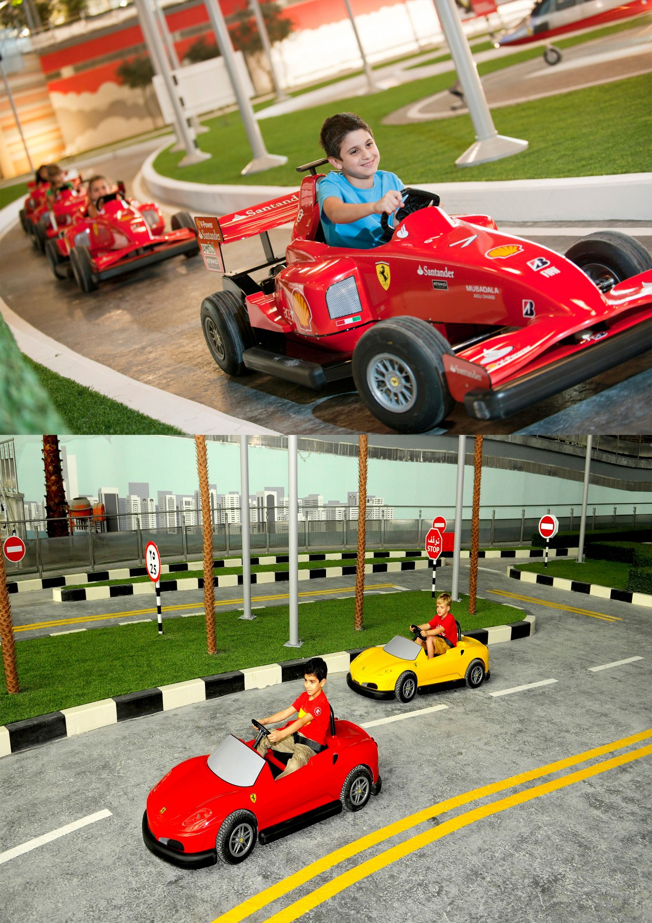 Ferrari World Abu Dhabi Kids The Wonder Of The World Ferrari World Abu Dhabi Beautiful Global