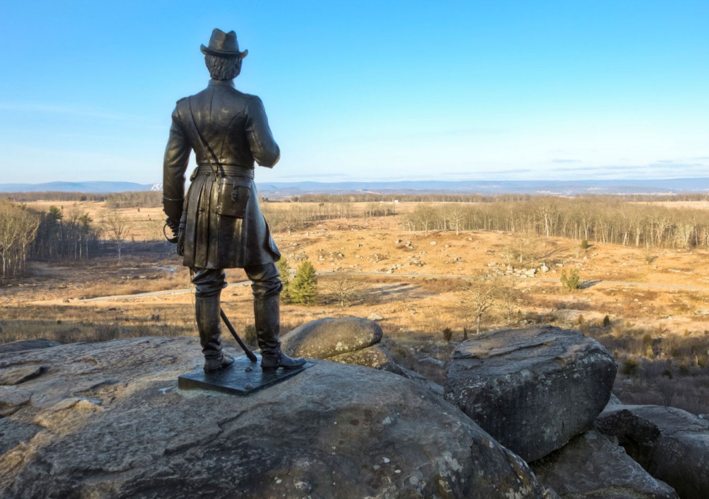 The Battle Gettysburg Battlefield Pennsylvania United States