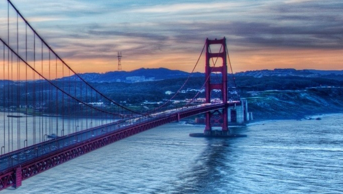 Golden Gate Bridge San Francisco and the Pacific Ocean