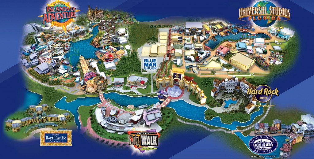 Universal Orlando, The Largest Theme Park Resort In Orlando, Florida, USA