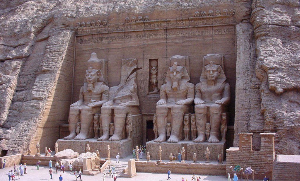 Abu Simbel Temples in Aswan Governorate, Egypt