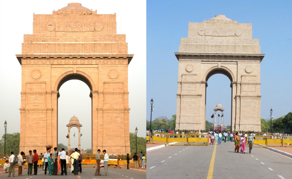India Gate or All India War Memorial In Delhi, India 