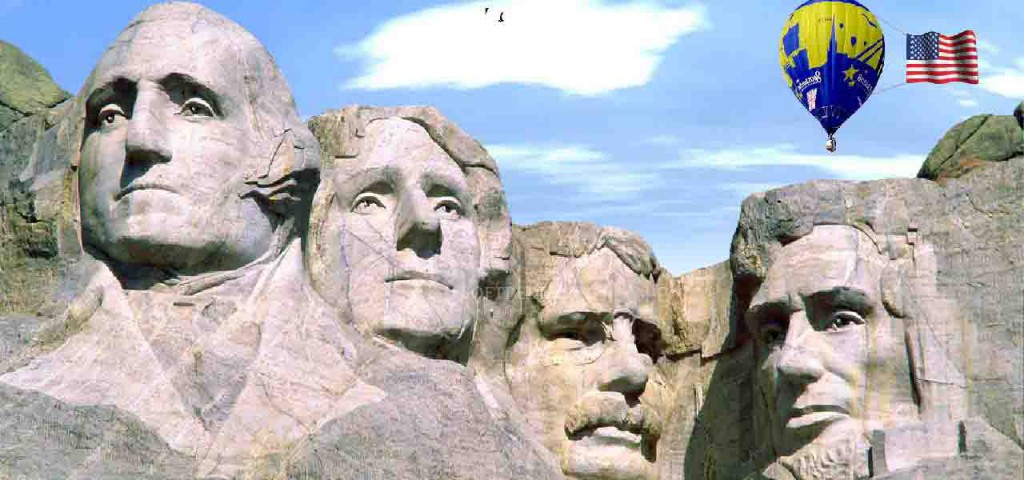 The Mount Rushmore National Memorial - Keystone - South Dakota - United StatesThe Mount Rushmore National Memorial - Keystone - South Dakota - United States